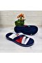 2834-2888 Navy Blue Massage Sole Daily Pool Beach Men's Slippers - 8