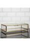 Glass Chest, Glass Metal Frame Presentation Box with Lid, Chocolate Candy and Jewelry Box 25X15Cm Gold - 3