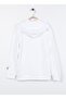 Boy's White Sweatshirt - Fz Hoodie, Boy S, Tr - 67997002 - 2