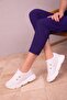 Women's White Sneakers 18241