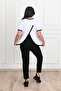 Women's Large Size Back Detailed Tracksuit Set 3804-23 - 5