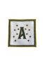 Tiled Margot ́A ́ Letter Cocktail Napkin (1 Piece)