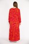 Women's Fujya Large Size Woven Viscose Fabric Skirt Layered Long Sleeve Dress 65n36470 - 6
