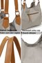 Myra Women's Milk Brown PU Leather Daily Shoulder Bag Soft Tote Hand Bag - 5