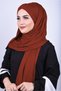 Combed Cotton 3-Band Hijab Ready Shawl Tile - 3