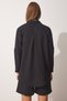 Women's Black Summer Linen Shirt Shorts Set DZ00087 - 6