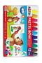 12 Pieces of Dry Paint - Water Color - Pastel Paint - Pencil - Red Pencil Total 62 Pieces - 4