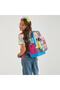 Kids Gray Blue Pink Anime Patterned Four Compartment School Backpack 23737 - 2