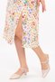Women's Patent Leather Beige Short Heeled Goblet Heeled Shoes New Season - 3