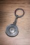 Lowrider Metal Rim Keychain Gray Hub - 3