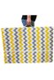 70x180 Cm 6 Cm-Yellow Gray Zigzag Single Folding Floor Mattress and Sponge Mattresses - 4