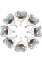 25Pcs Silver Heart Foil Balloon 10 Inch - 2