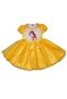 Girl's Princess Belle Printed, Tulle Kiloş Skirt, High Quality Summer Dress - 4