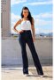 Spanish Dark Blue Lycra High Waist Jeans - 2