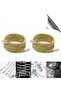 Crystal Stone Shiny Stone Shoelaces 100 cm 1 Pair (YELLOW)