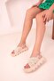 Beige Women's Sandals 18233 - 4