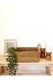 Rectangular Medium Size Multi-Purpose Organizer/Organizer/Organizer/Basket with Wicker Handles