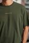 Men's Portofino Printed Khaki Crew Neck T-Shirt - 2