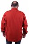 Men's Large Size Lycra Linen High Collar Pocket Shirt 11308 TILE - 4