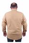 Men's Large Size Lycra Linen High Collar Pocket Shirt 11308 - 3