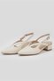 WOMEN'S BEIGE GENUINE LEATHER HEEL SHOES, NUMBER 35-41-42 - 3