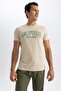 Slim Fit Crew Neck Printed Short Sleeve T-Shirt A8314ax23sm - 4