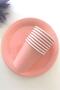 Macaron Salmon Color Pastel Salmon Color Paper Plate Cup Set 16 Pieces Pink Yellow Purple Green Salmon Color