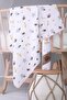 Muslin Cover 85x90cm Ladybug Pattern Organic Gift Breastfeeding Bottom Opening Newborn Stroller Cover