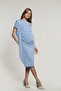 Bella Blue Maternity Dress - 2