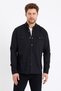 Men's Black Double Pocket Snap Button Slim Fit Denim Shirt-tcktgmlkr01s - 3