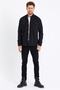 Men's Black Double Pocket Snap Button Slim Fit Denim Shirt-tcktgmlkr01s - 7