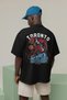Toronto Basketball Retro Printed Oversize T-Shirt Unisex 100% Cotton Crew Neck T-Shirt - 3