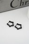 Women's 316 L Stainless Steel 2 cm Star Model Earrings - 2