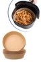 Large Size Fryer Baking Paper Air Fryer Xl-xxl Round Plate Model Suitable for All Brands 50 Pieces - 5