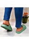 406 Mint Green Lightweight Comfortable Daily Pool Beach Women's Slippers - 5