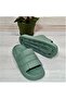 406 Mint Green Lightweight Comfortable Daily Pool Beach Women's Slippers - 7