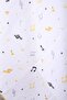 Muslin Cover 85x90cm Musical Note Pattern Organic Gift Breastfeeding Bottom Opening Newborn Stroller Cover - 3