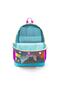 Kids Gray Blue Pink Anime Patterned Four Compartment School Backpack 23737 - 4