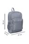 Kids Gray Blue Pink Anime Patterned Four Compartment School Backpack 23737 - 5