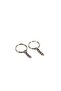 25 Mm Chain Keychain Ring Nickel Plated 100 Pieces