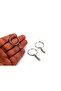 25 Mm Chain Keychain Ring Nickel Plated 100 Pieces - 2