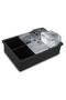 Practical 6-Piece Silicone Square Ice Mold| 6 Pieces Silicone Square Ice Mold| Presentation Ice Kupkare.ice cooler Gray - 2