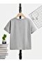 Palm Tree California Printed Oversize Crew Neck Cotton Children's T-shirt - 2