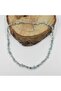 Aquamarine Stone Broken Natural Stone Women's Necklace - 2