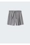 Gathered Linen Shorts - 3