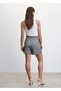 Gathered Linen Shorts - 4