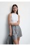 Gathered Linen Shorts - 5