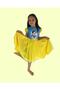 Girl's Cotton Princess Printed / Tulle Kiloş Skirt / High Quality Summer Dress - 3