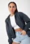 Women's Zippered Hooded Plain Cardigan - Minimalism and Quality Together