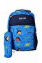Waterproof elementary school Bag set with pencil case and lunch compartment. - 2